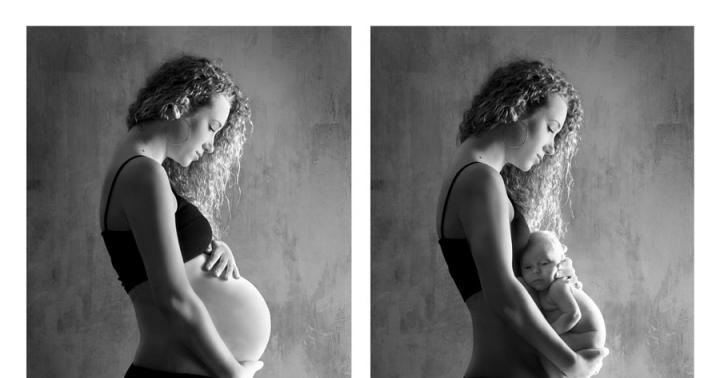 Фотосессия беременных в стиле «Ню