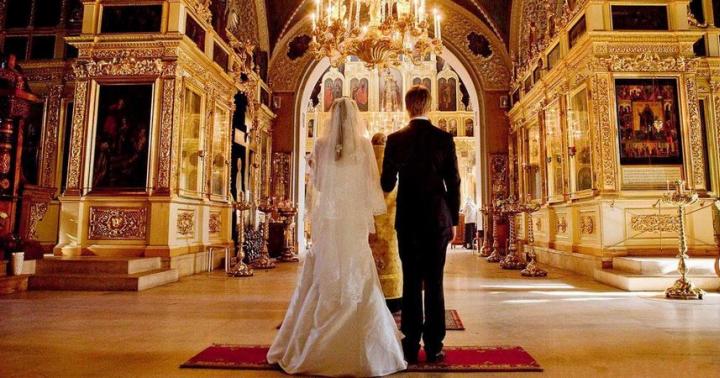 Венчальное платье – для венчания в церкви: одежда замужней паре Костюм для венчания